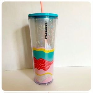 Starbucks Pastel Wave Iridescent, 24 Oz, 2020 Travel Tumbler, BNWT, Never Used